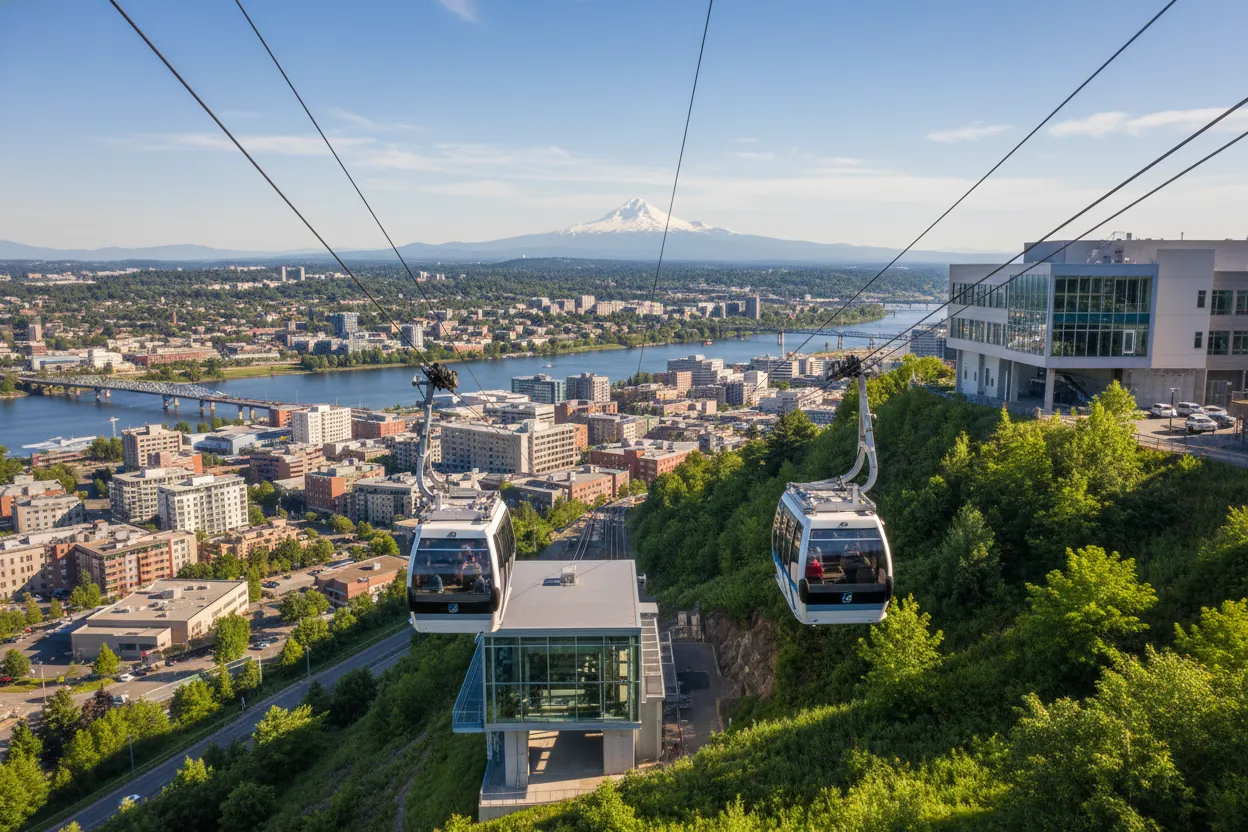 Portland Aerial Tram Ride