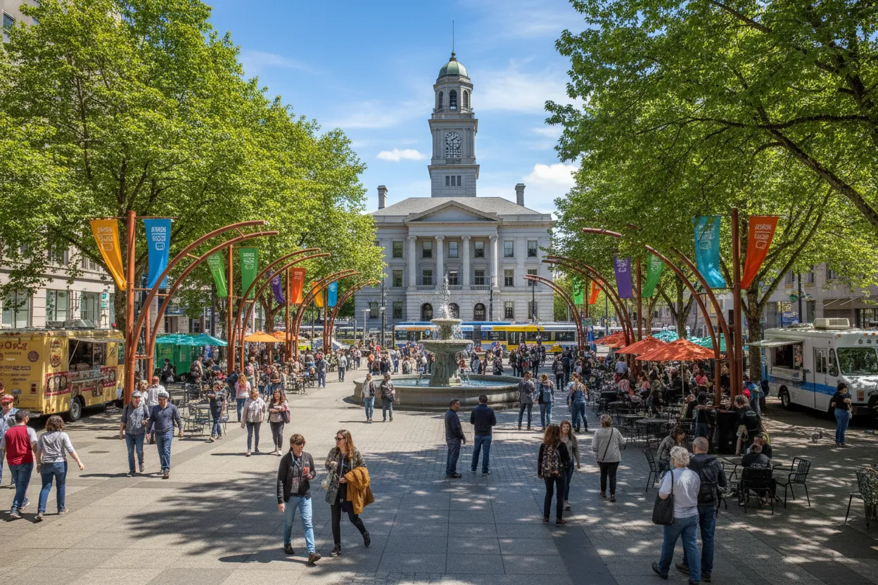 Pioneer Courthouse Square Events