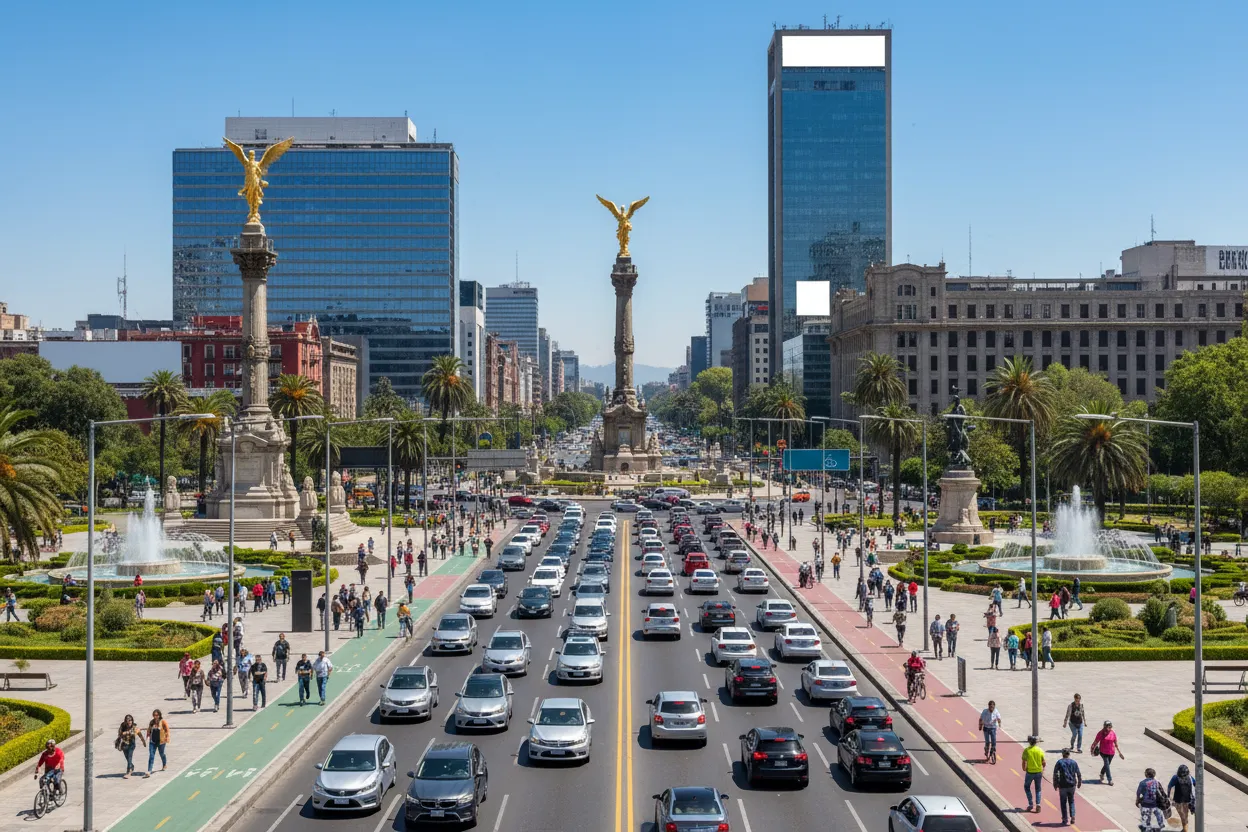 Walking the Paseo de la Reforma