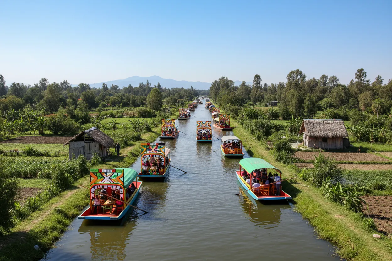 Visiting the Floating Gardens