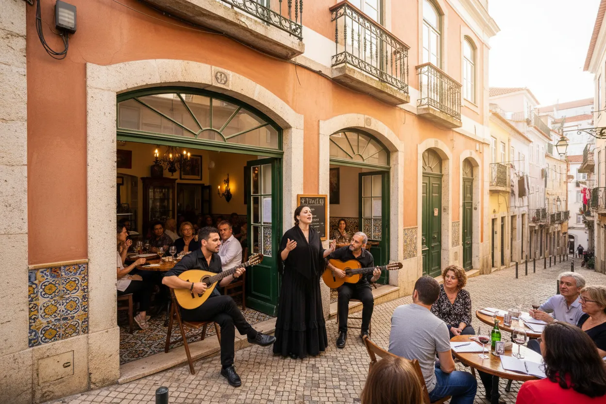 Listening to Live Fado Music