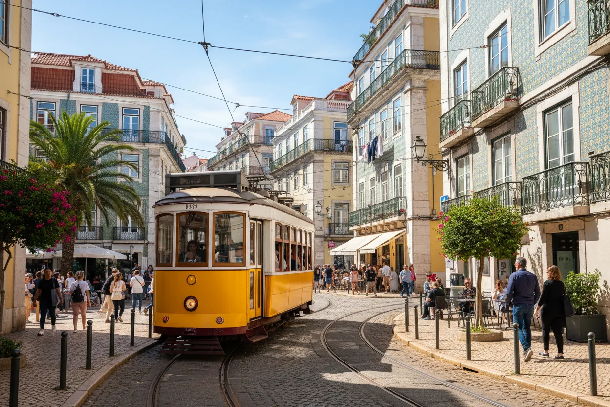 Riding Tram 28