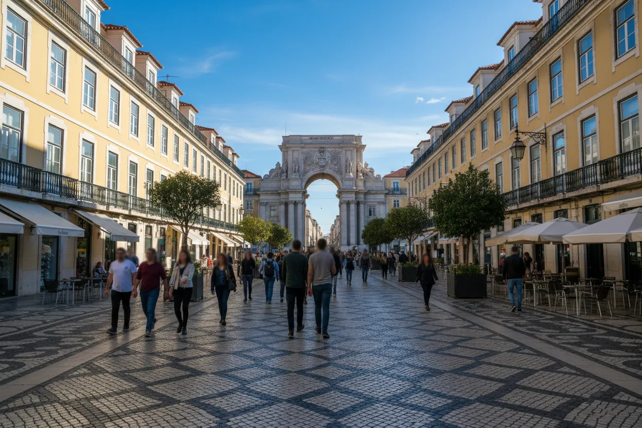Walking the Rua Augusta