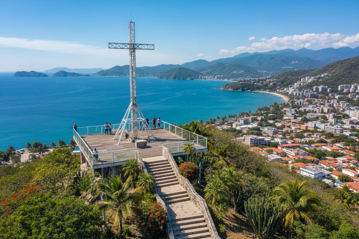 Cloud of Goods equipment delivered near the base of Mirador Cerro de La Cruz in Puerto Vallarta.