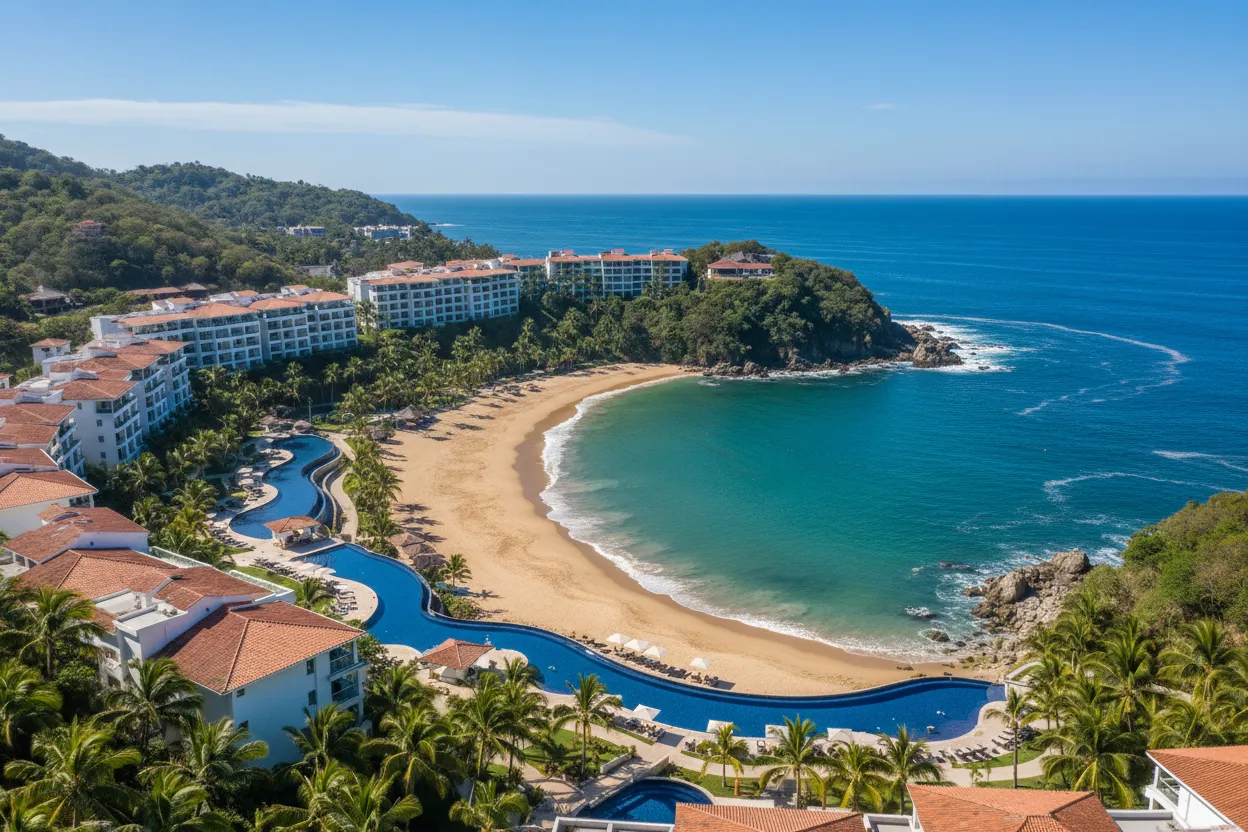 Cloud of Goods wheelchair delivery service at the scenic Hyatt Ziva Puerto Vallarta resort.