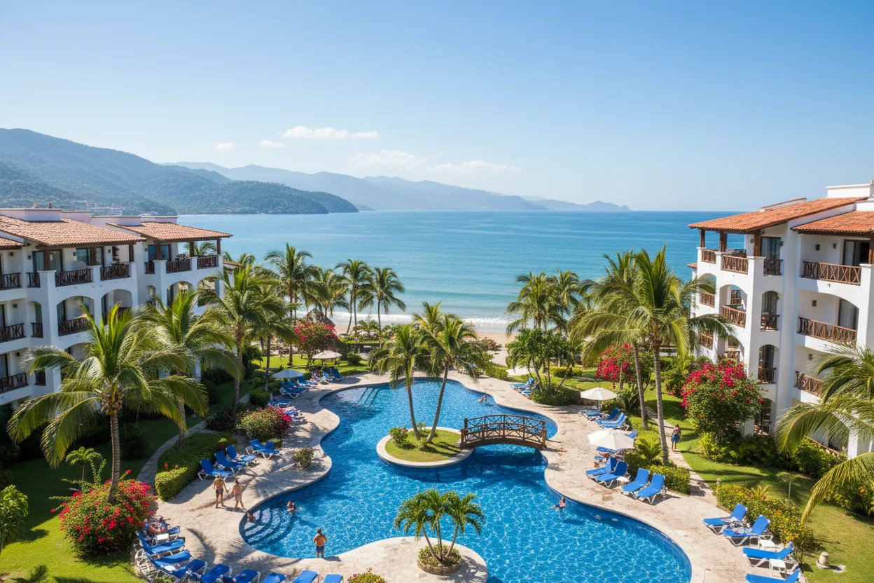 Cloud of Goods baby crib rentals delivered to family suites at Velas Vallarta Suite Resort in Puerto Vallarta.