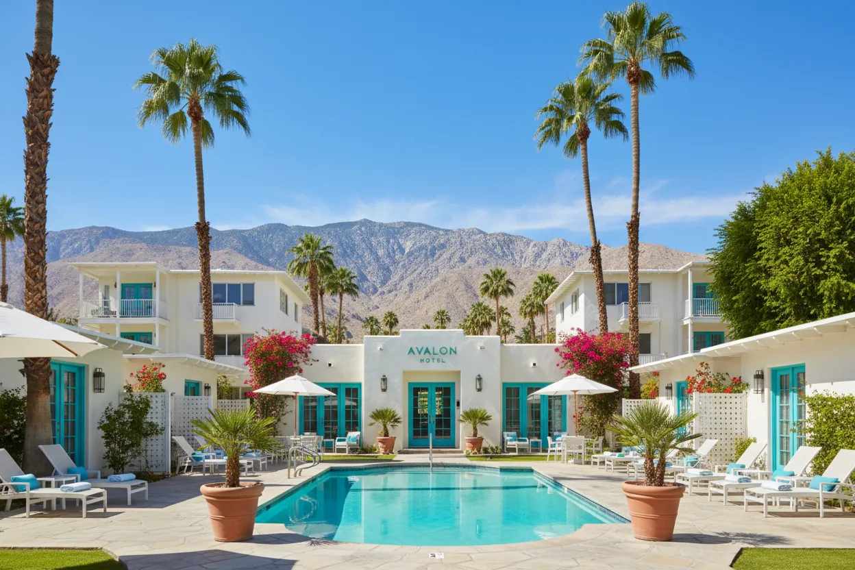 Seamless delivery of Cloud of Goods equipment to the Avalon Hotel and Bungalows in Palm Springs.