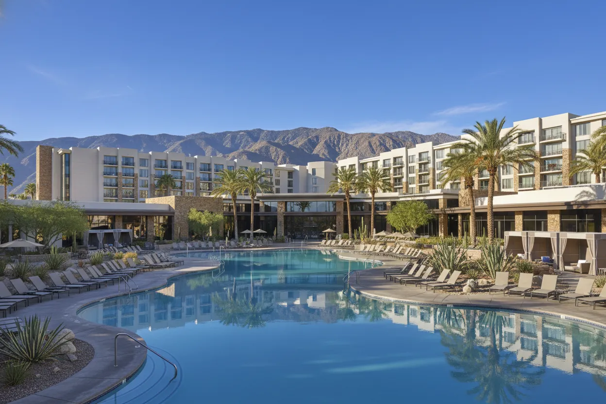 Cloud of Goods rentals being delivered to the Renaissance Palm Springs Hotel.