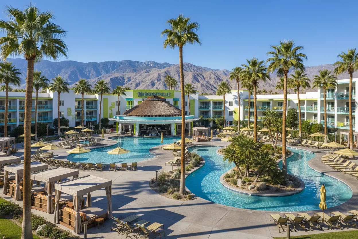 Enjoying Margaritaville Resort Palm Springs with top-tier Cloud of Goods rentals.
