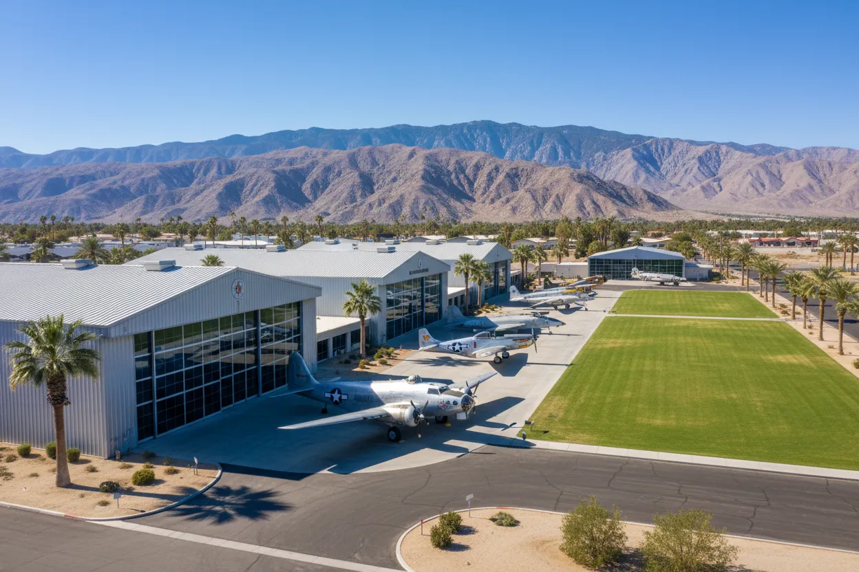 Cloud of Goods rentals making the Palm Springs Air Museum easily accessible.