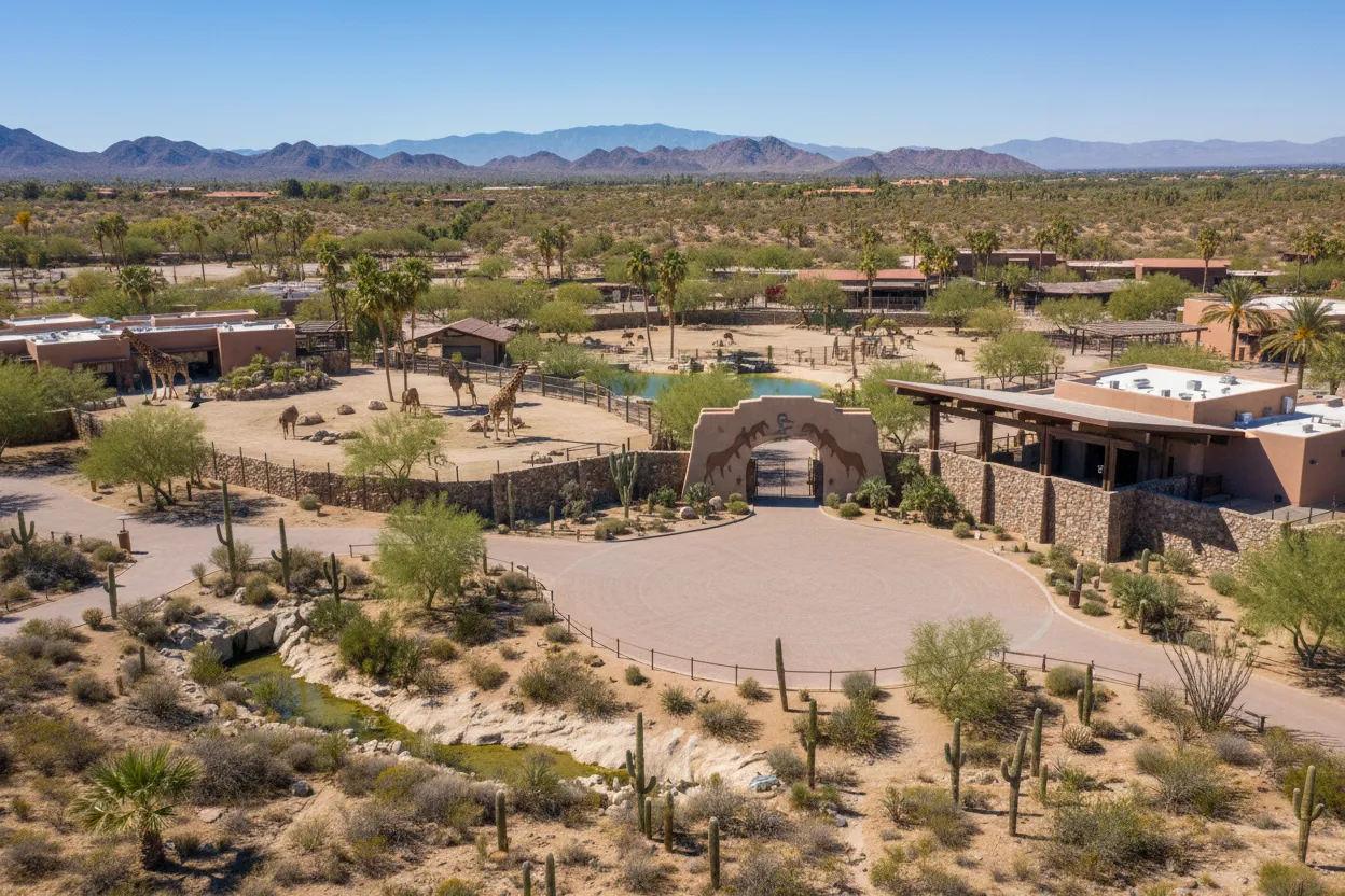 Enjoying The Living Desert Zoo in Palm Springs with equipment from Cloud of Goods.