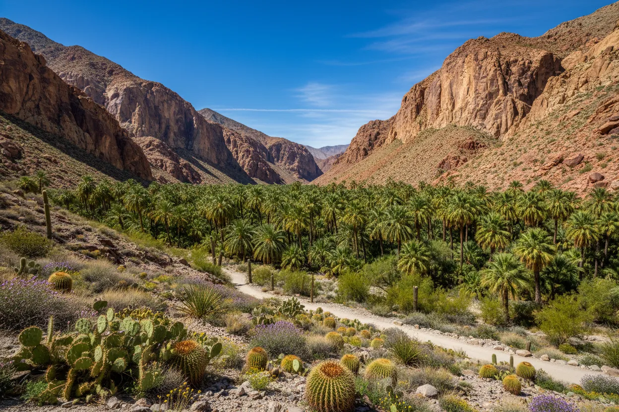 Preparing for Indian Canyons in Palm Springs with gear from Cloud of Goods.