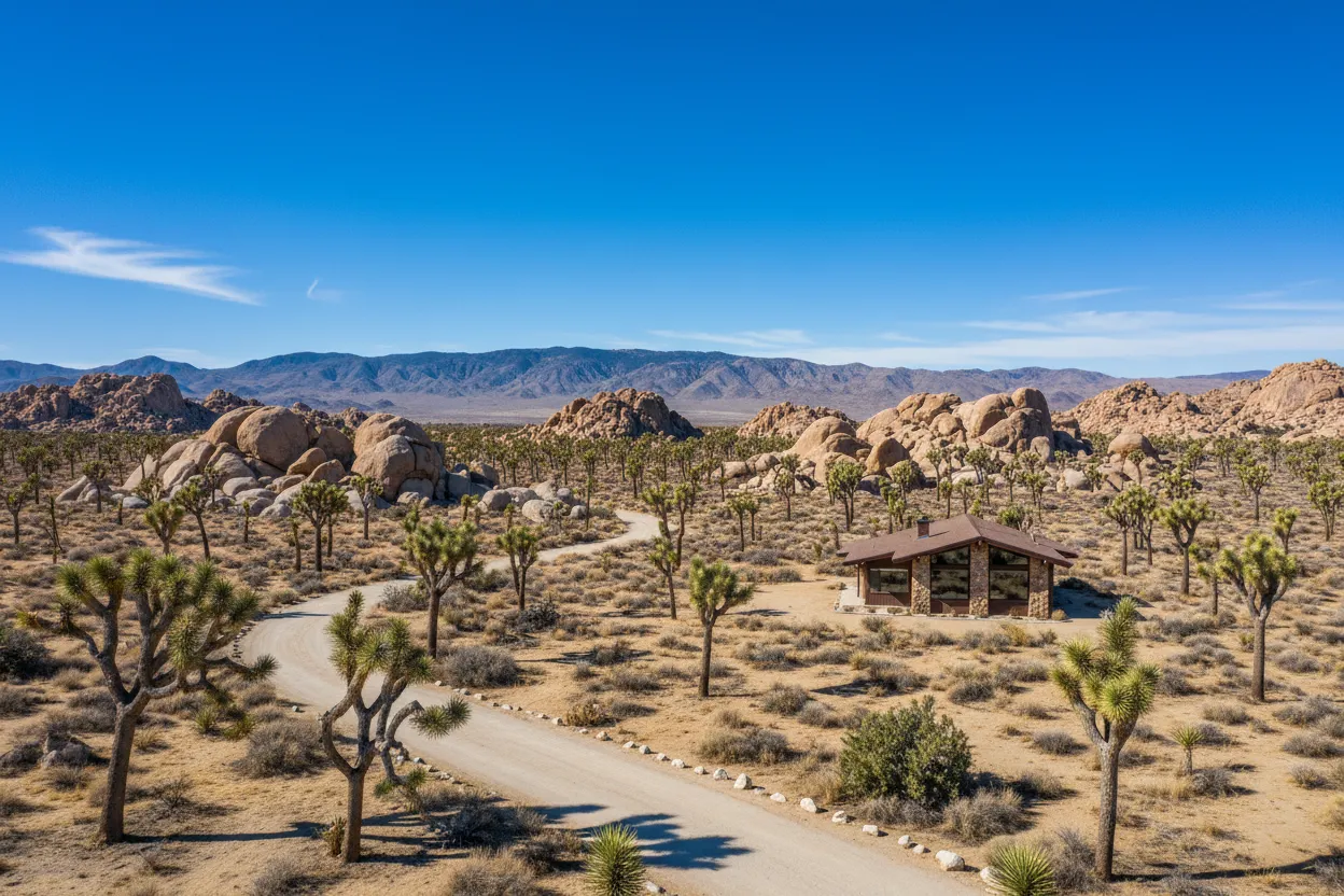 Cloud of Goods equipment helping visitors prepare for Joshua Tree National Park near Palm Springs.