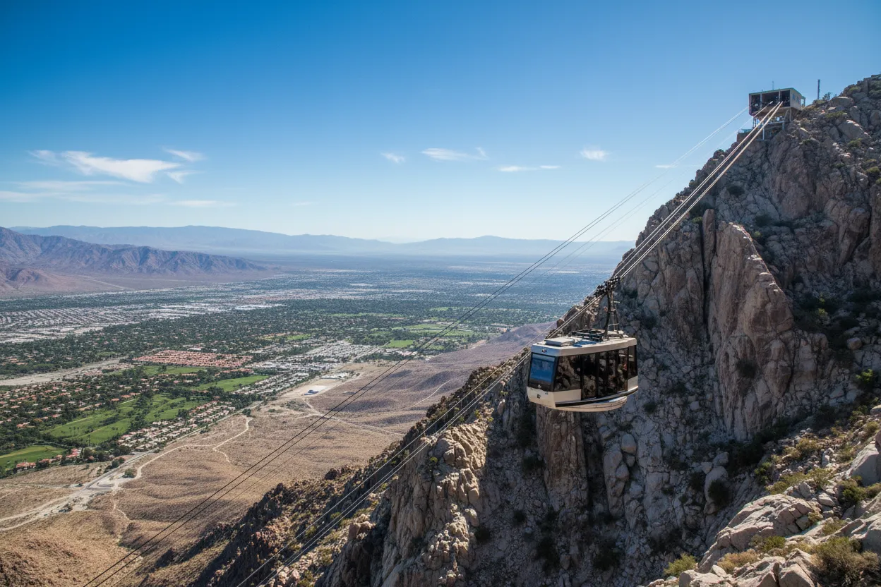 Riding the Aerial Tramway