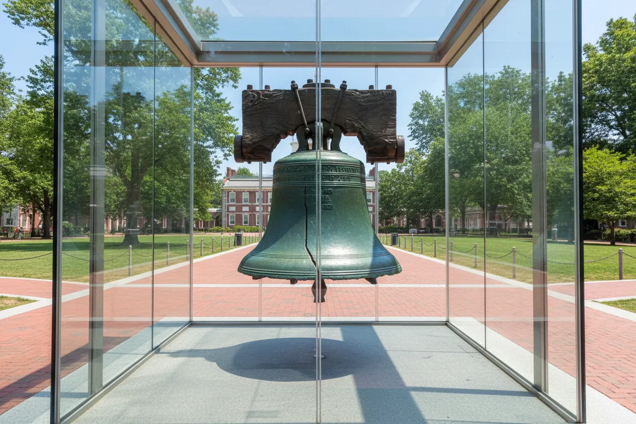A visit to the iconic bell with Cloud of Goods rentals delivered in Philadelphia.