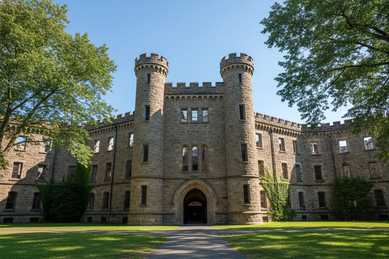 Exploring historic ruins with Cloud of Goods rentals delivered in Philadelphia.