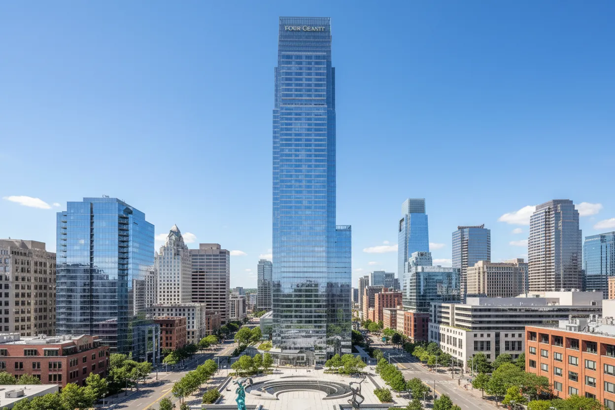 Skyline hotel visits enhanced by Cloud of Goods rentals delivered in Philadelphia.