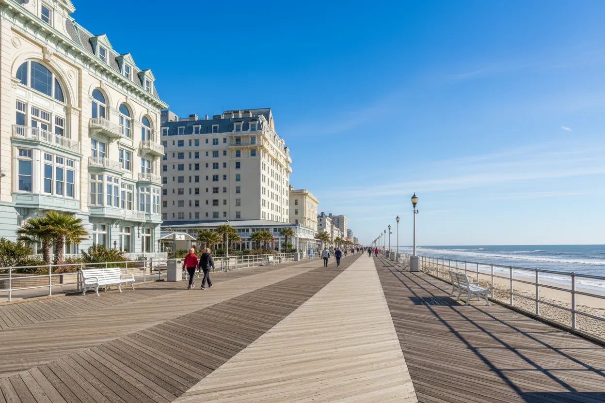 Strolling the Historic Boardwalk