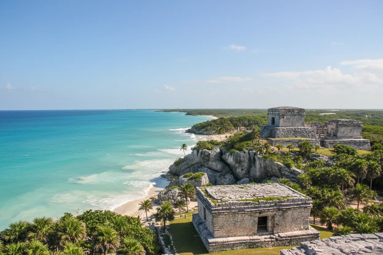 Ancient Tulum Ruins by the sea with Cloud of Goods rentals in Tulum.