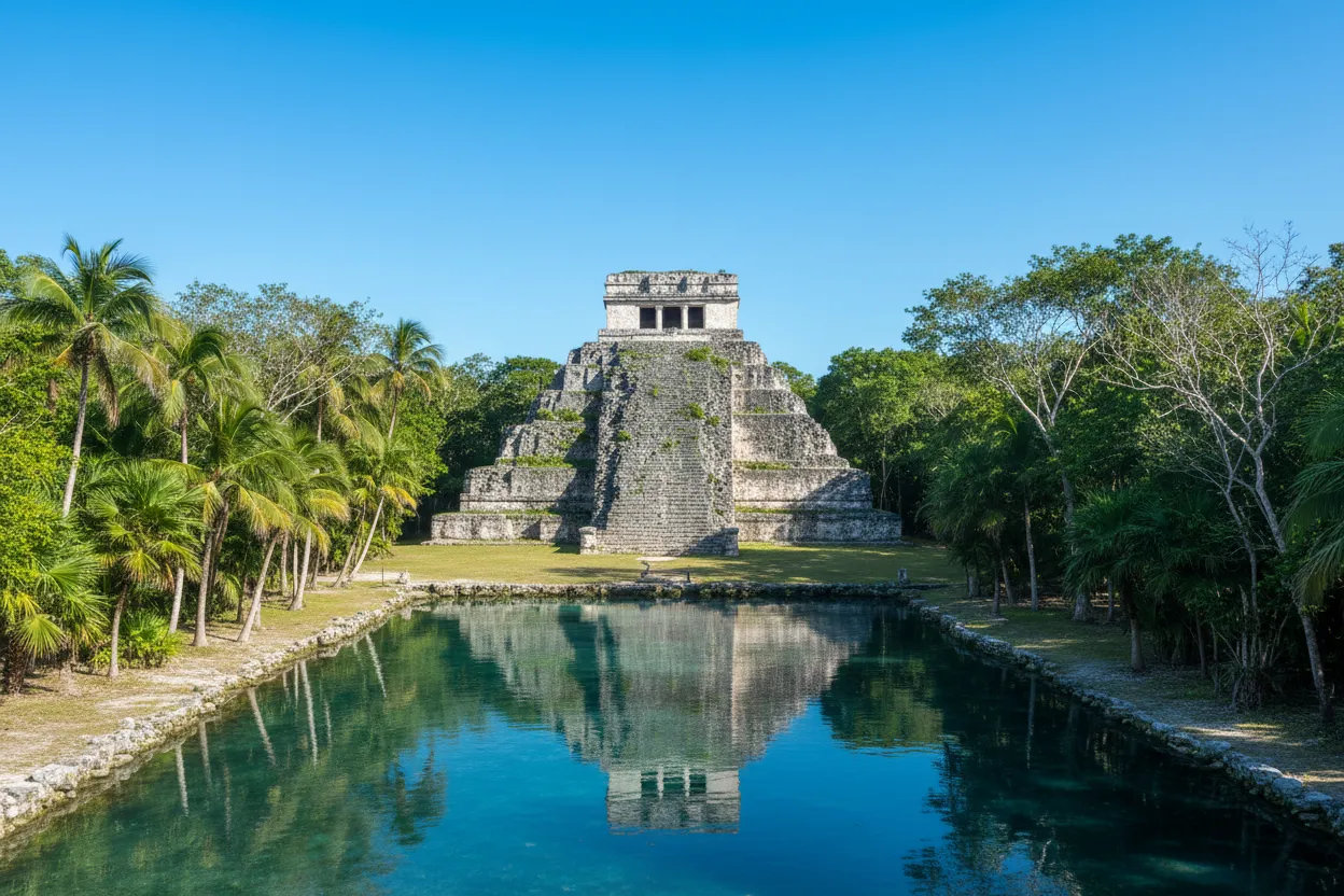 Mystical Muyil Ruins featuring Cloud of Goods rentals in Tulum.