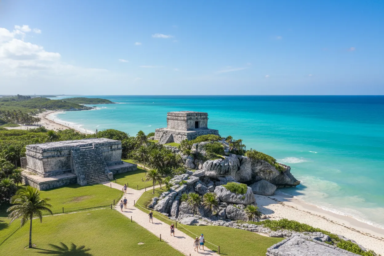 Exploring the Tulum Ruins