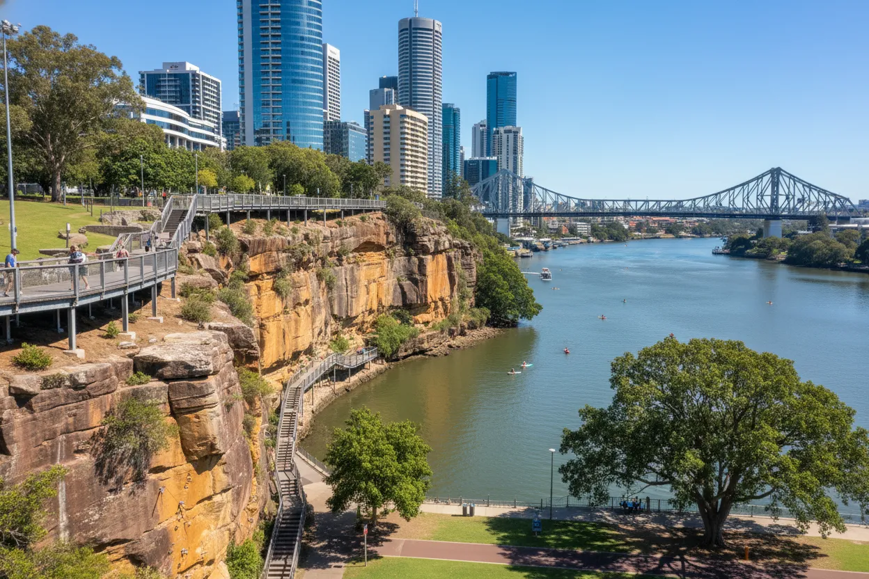 Walking the Kangaroo Point Cliffs
