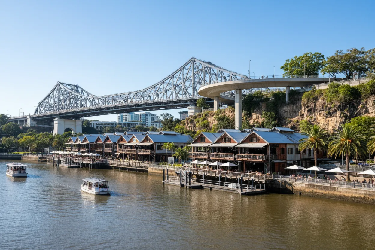 Exploring Howard Smith Wharves