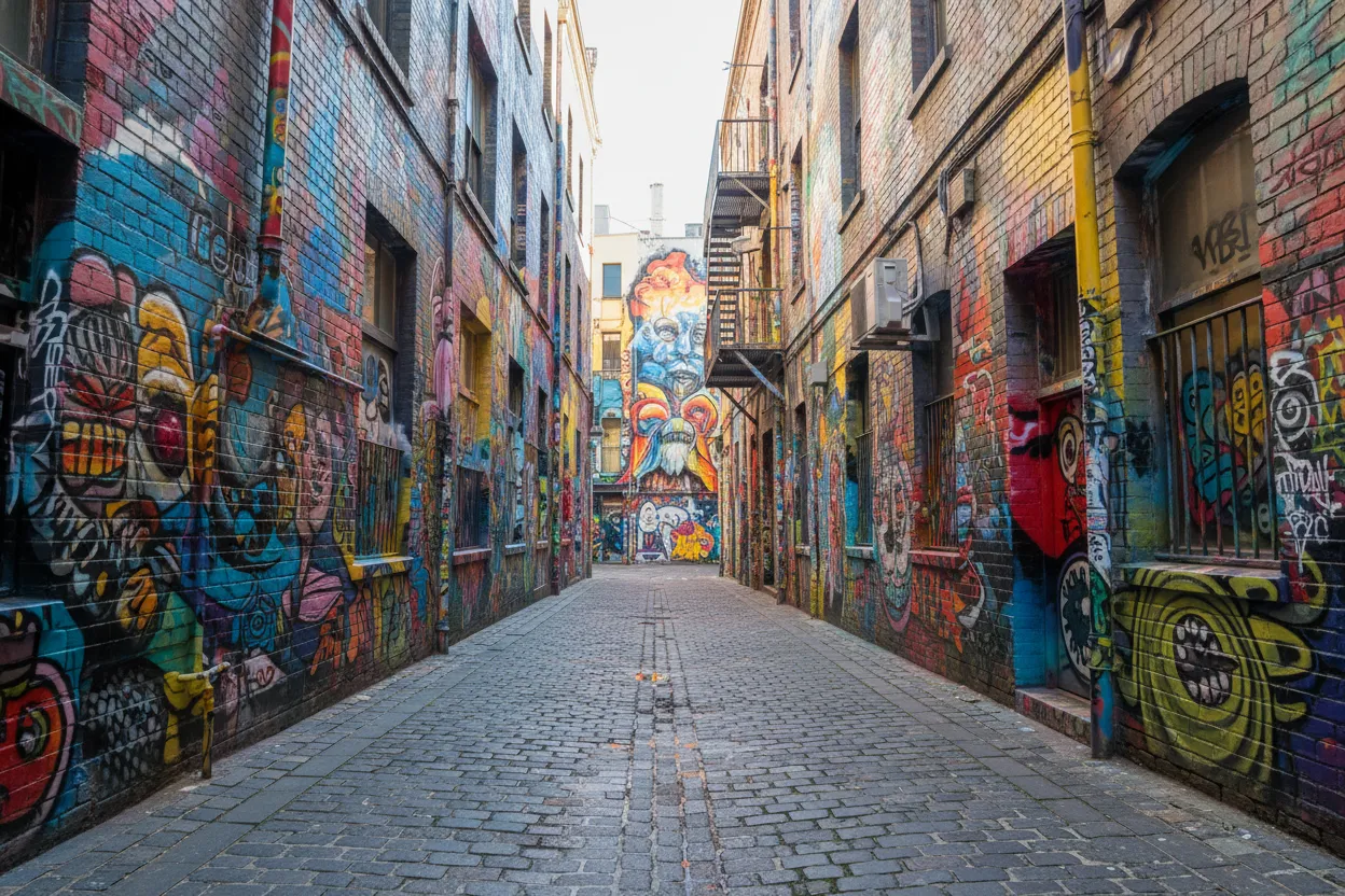 Hosier Lane Street Art Walk