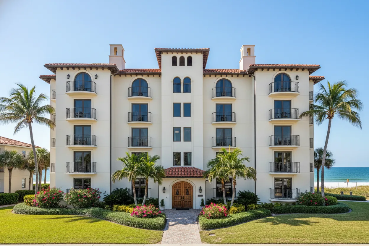 Inviting hotel lobby providing easy Cloud of Goods rental deliveries in Daytona Beach.