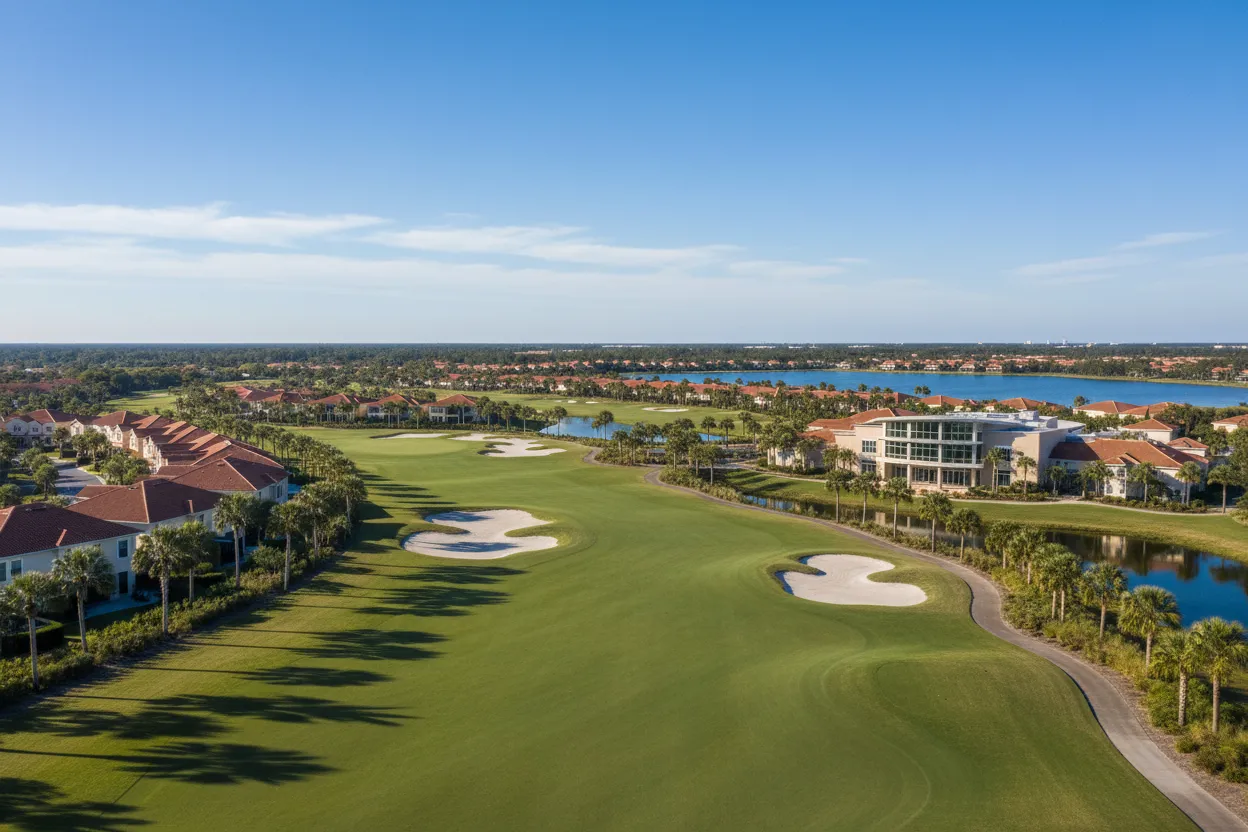 Golfing at LPGA International