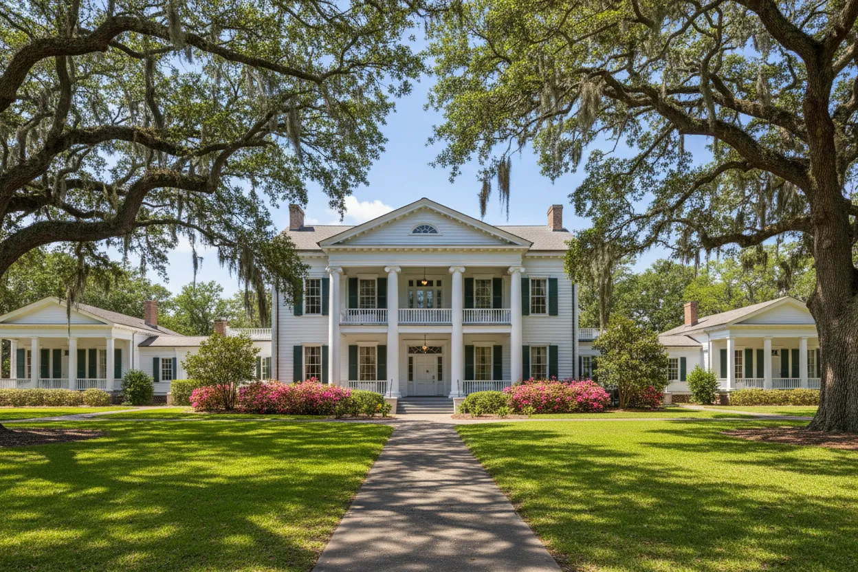 Historic estate grounds where Cloud of Goods delivers in Biloxi.