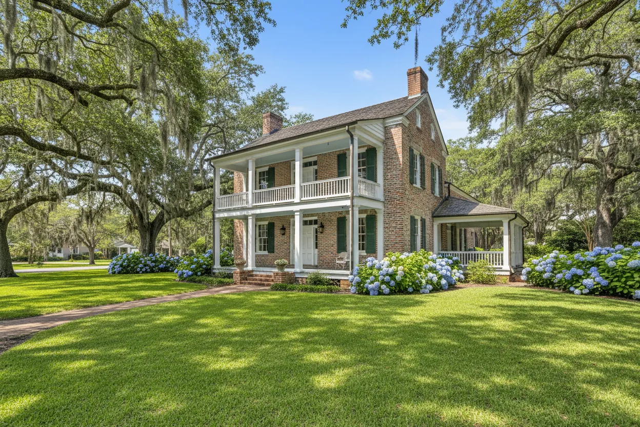 Historic brick building showcasing Cloud of Goods delivery in Biloxi.