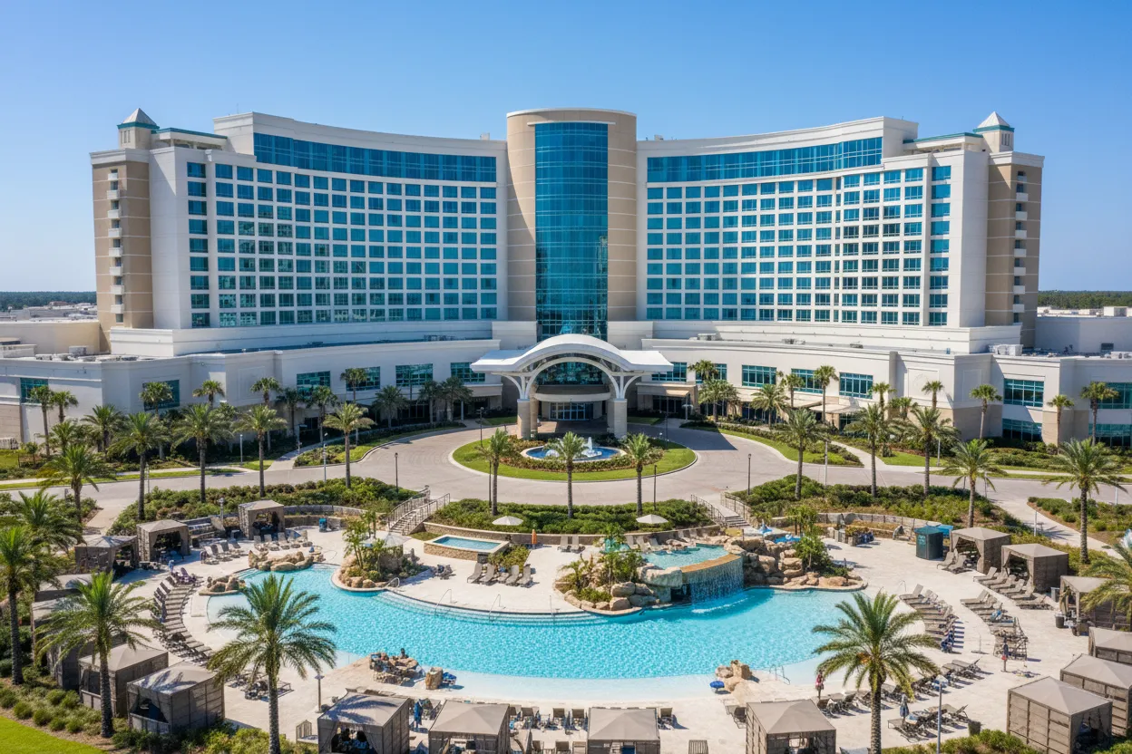 Beachfront casino showing Cloud of Goods delivery options in Biloxi.