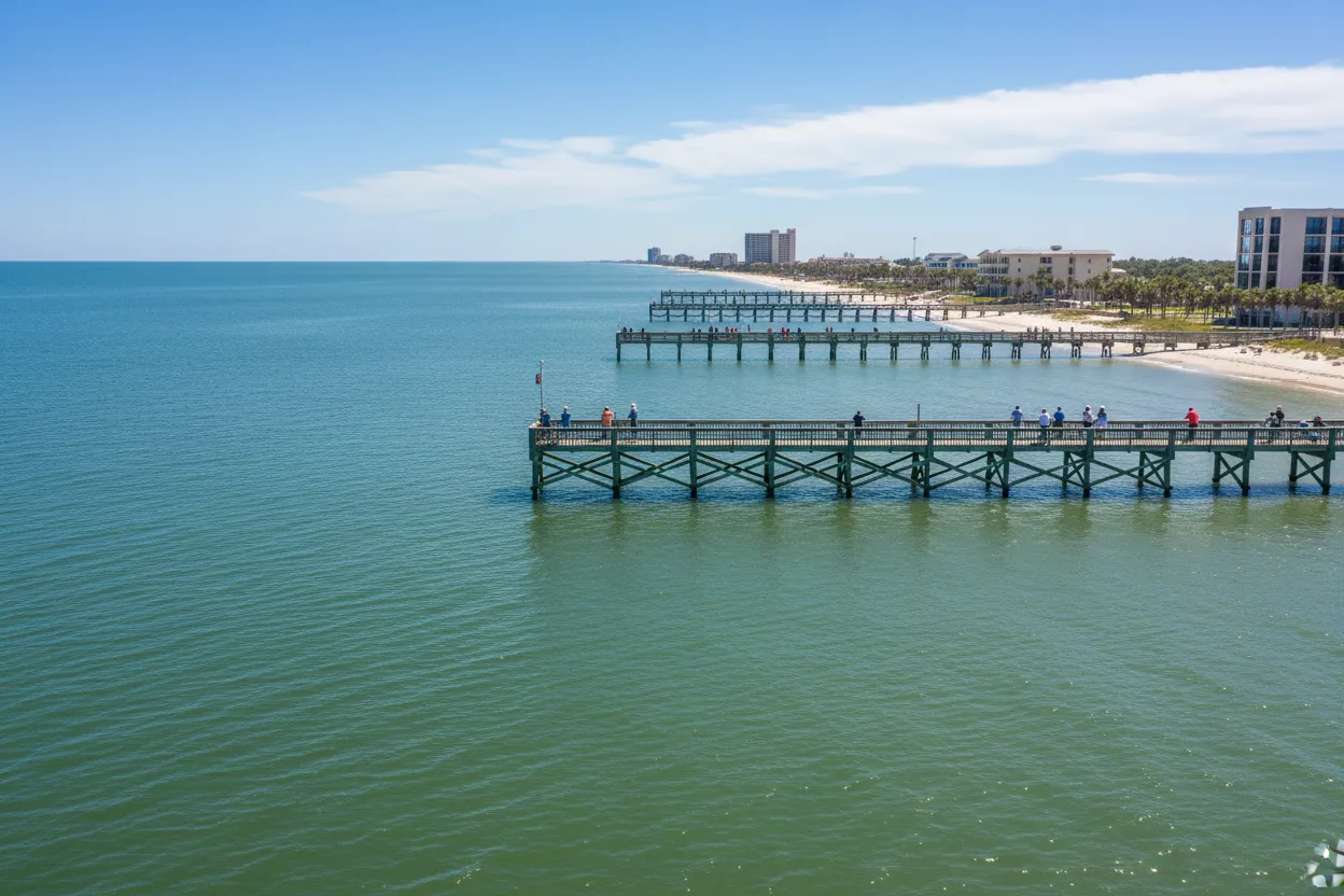Fishing at the Biloxi Piers