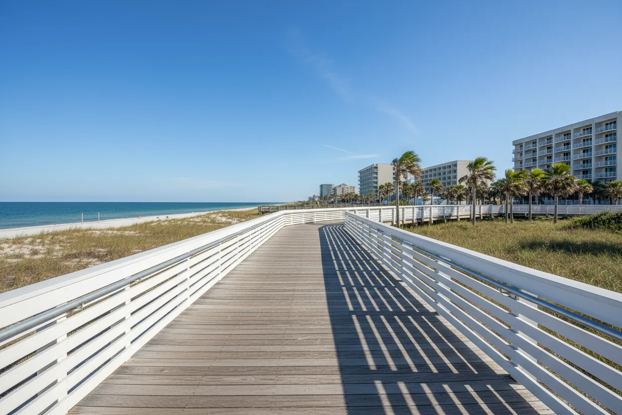 Strolling the Biloxi Boardwalk