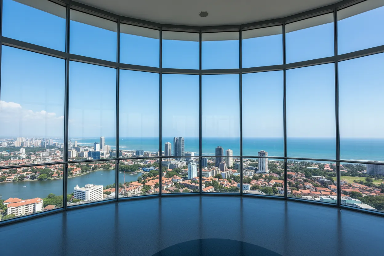 Visiting the Lotus Tower Observation Deck