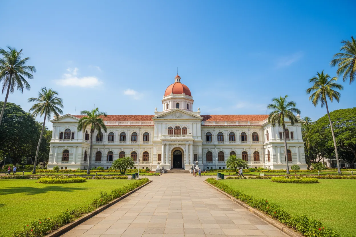 Touring the National Museum of Colombo