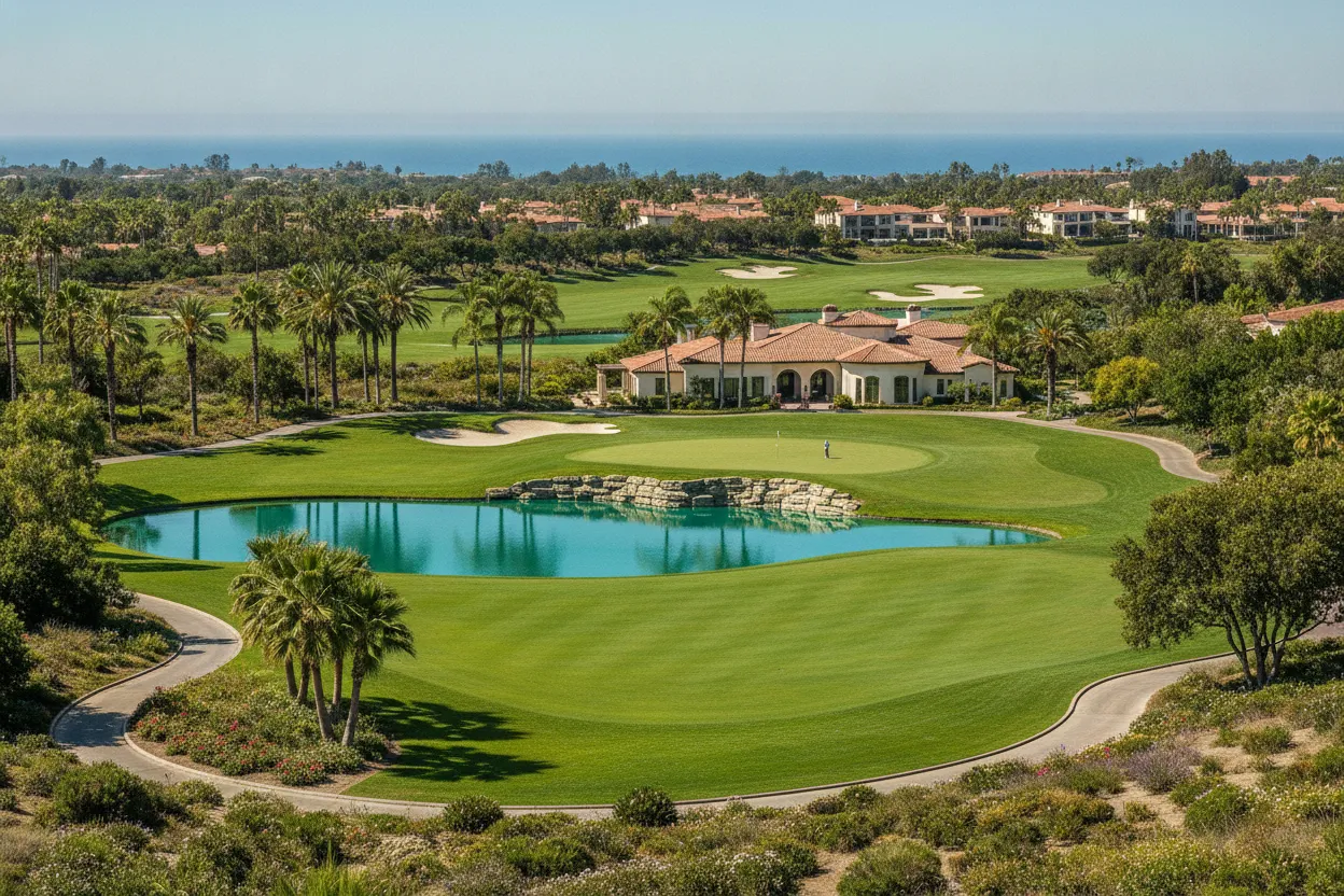 Golfing at Aviara Golf Club