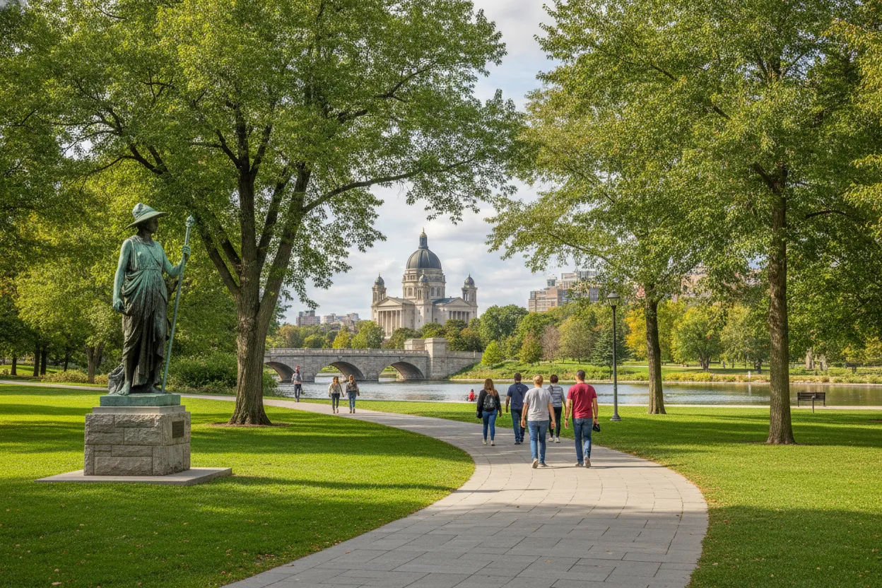 Strolling Through Loring Park
