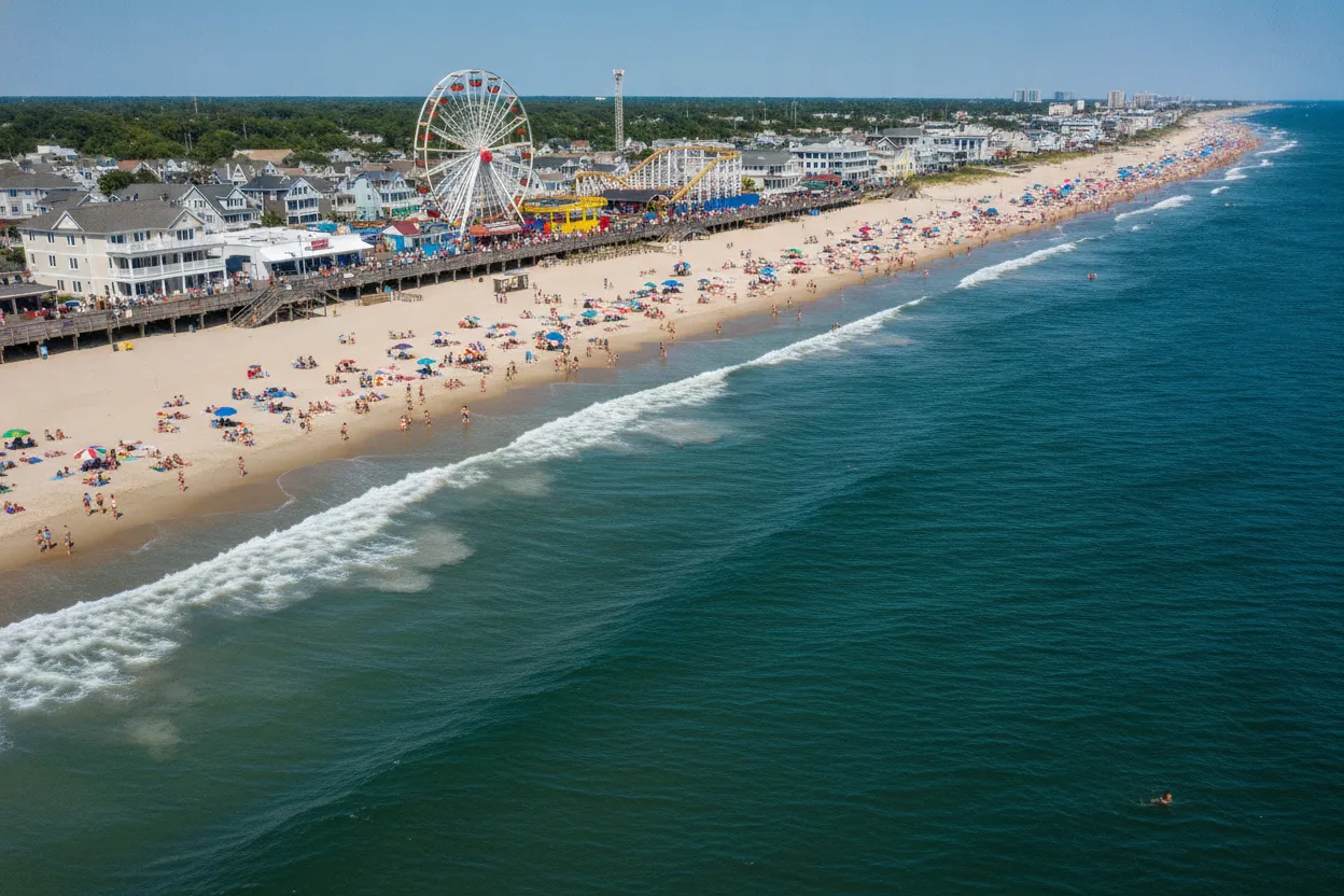 Jersey Shore Beach Day