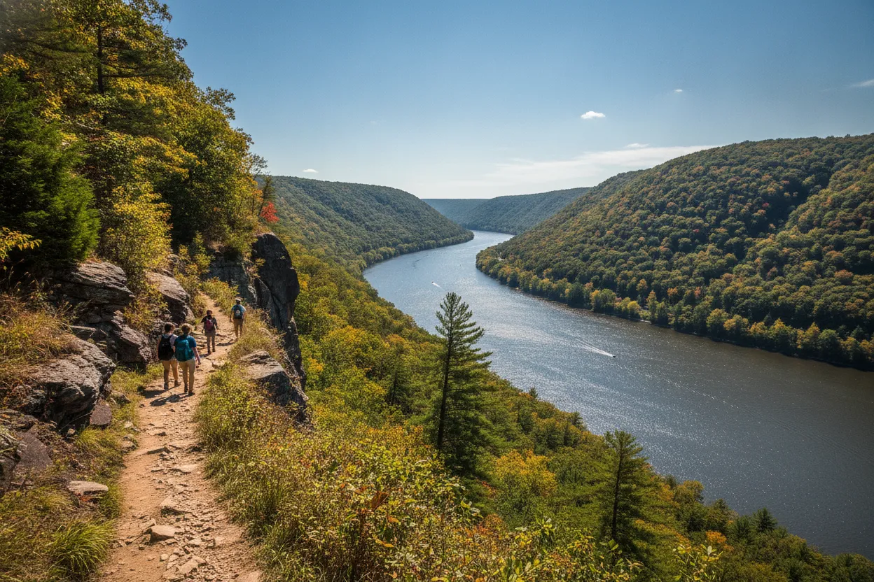 Hiking in the Delaware Water Gap
