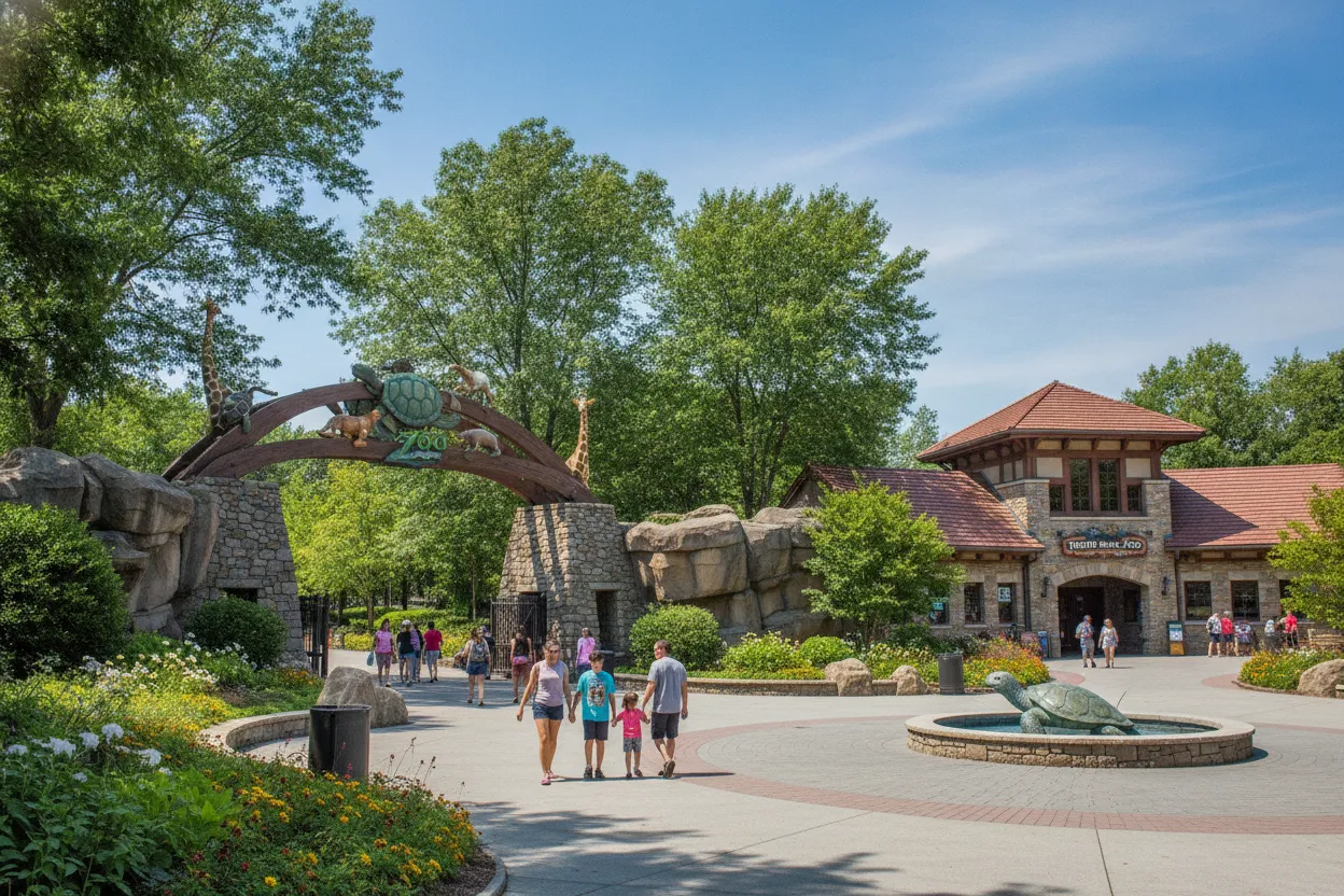 Visiting the Turtle Back Zoo