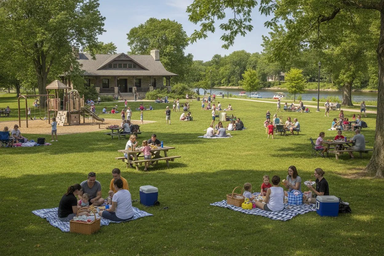 Family Picnics at Pottawatomie Park