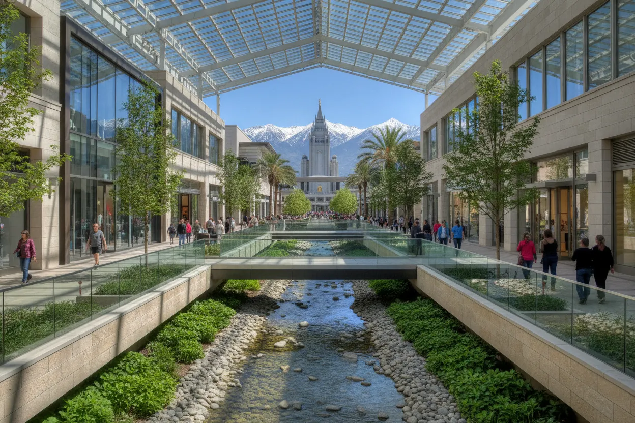 Shopping at City Creek Center
