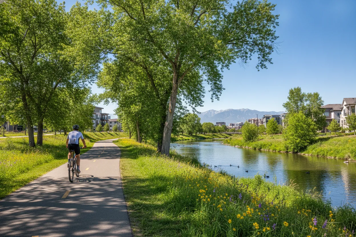 Biking the Jordan River Parkway