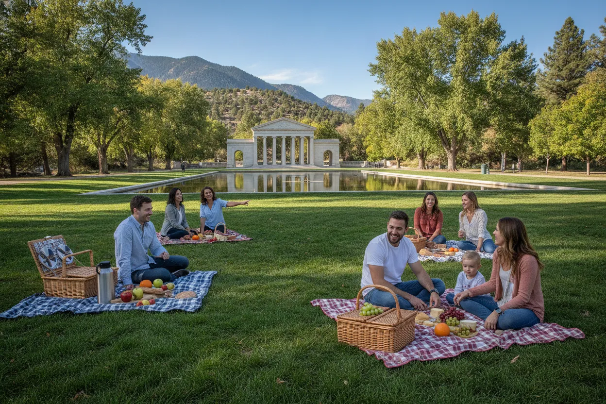 Picnicking at Memory Grove Park